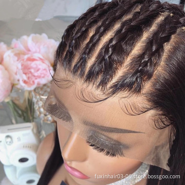 Wholesale Virgin Transparent Glueless Full Lace Wig Hd Full Lace Human Hair Wig Virgin Human Hair Lace Front Wig For Black Women